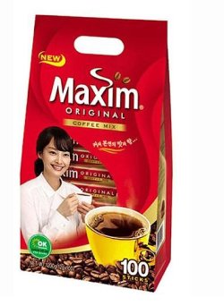 画像1: 韓国インスタントコーヒーMaxim オリジナルcoffee mix12g 100個入り